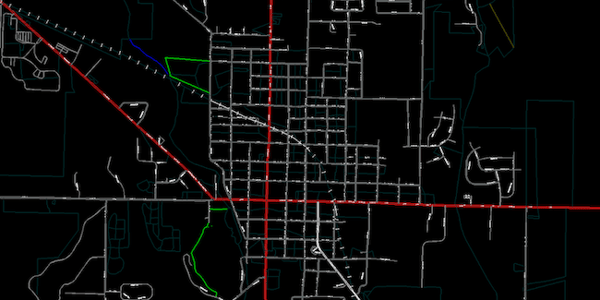 AutoCAD Cable and Pole Locations