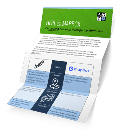 HERE vs. Mapbox Infographic